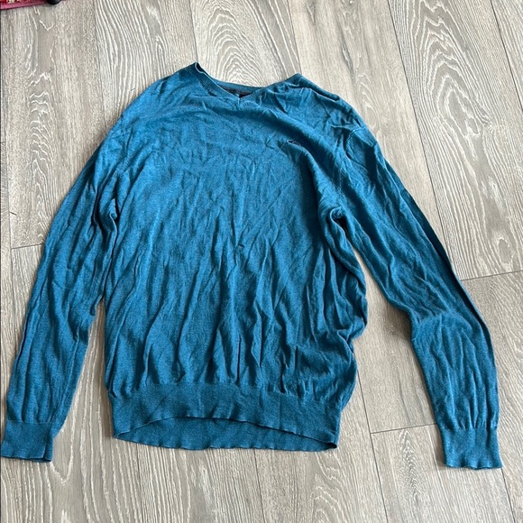 Men's Teal Sweater - Picture 1 of 7